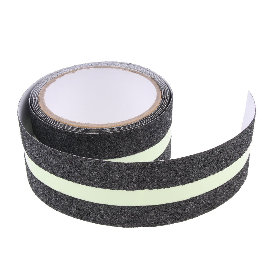 2Pcs 2m Luminous Anti Slip Adhesive Tape Glowing Strip Stair Step Floor Tape 