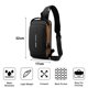thumbnail image 4 of Bolso bandolera multifuncional de un solo hombro, con cerradura con contraseña, puerto de carga USB resistente al agua, bolso de pecho, 4 of 5