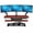 Black/Cherry, variant on VersaDesk PowerPro Elite 48" Electric Standing Desk Converter w/ Programmable Switch, USB Port & Mobile APP, Maple