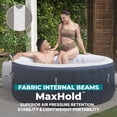 thumbnail image 6 of Bestway SaluSpa Miami 2-4 Person Inflatable Hot Tub, Round Energy-Efficient Spa, 71"x26", 6 of 12