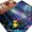 Indigo, variant on Large Area Rugs for Living Room Bedroom, Colorful Flowers 8'x10' Rug Washable Carpet Runner Indoor Outdoor, Spring Watercolor Oil Painting Forest Trees Non Slip Floor Mats Rug for Kitchen, Patio