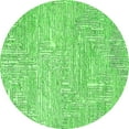 thumbnail image 1 of Ahgly Company Indoor Round Solid Green Modern Area Rugs, 6' Round, 1 of 4