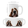thumbnail image 4 of WIRESTER 11 Oz Ceramic Tea Cup Coffee Mug, Basset Hound Dog, 4 of 7