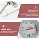 thumbnail image 4 of 2 termómetros de acero inoxidable para cocina con sonda para medir la temperatura de los alimentos., 4 of 8