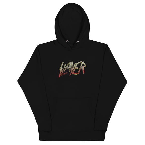 Slayer - Gradient Logo Unisex Hoodie - Black - Small