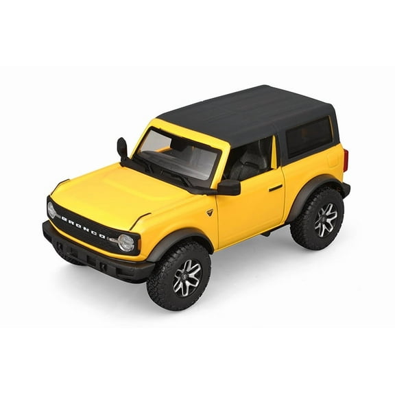 2021 Ford Bronco Badlands, Yellow - Showcasts 38530YL - 1/24 Scale Diecast Model Car