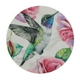 thumbnail image 2 of Nawypu Roses Magnolia Hummingbird Round Fitted Table Cloth with Elastic Edge Waterproof Vinyl Tablecloths Wipeable Circle Table Cover for  Round Table Indoor Outdoor Use, 2 of 7