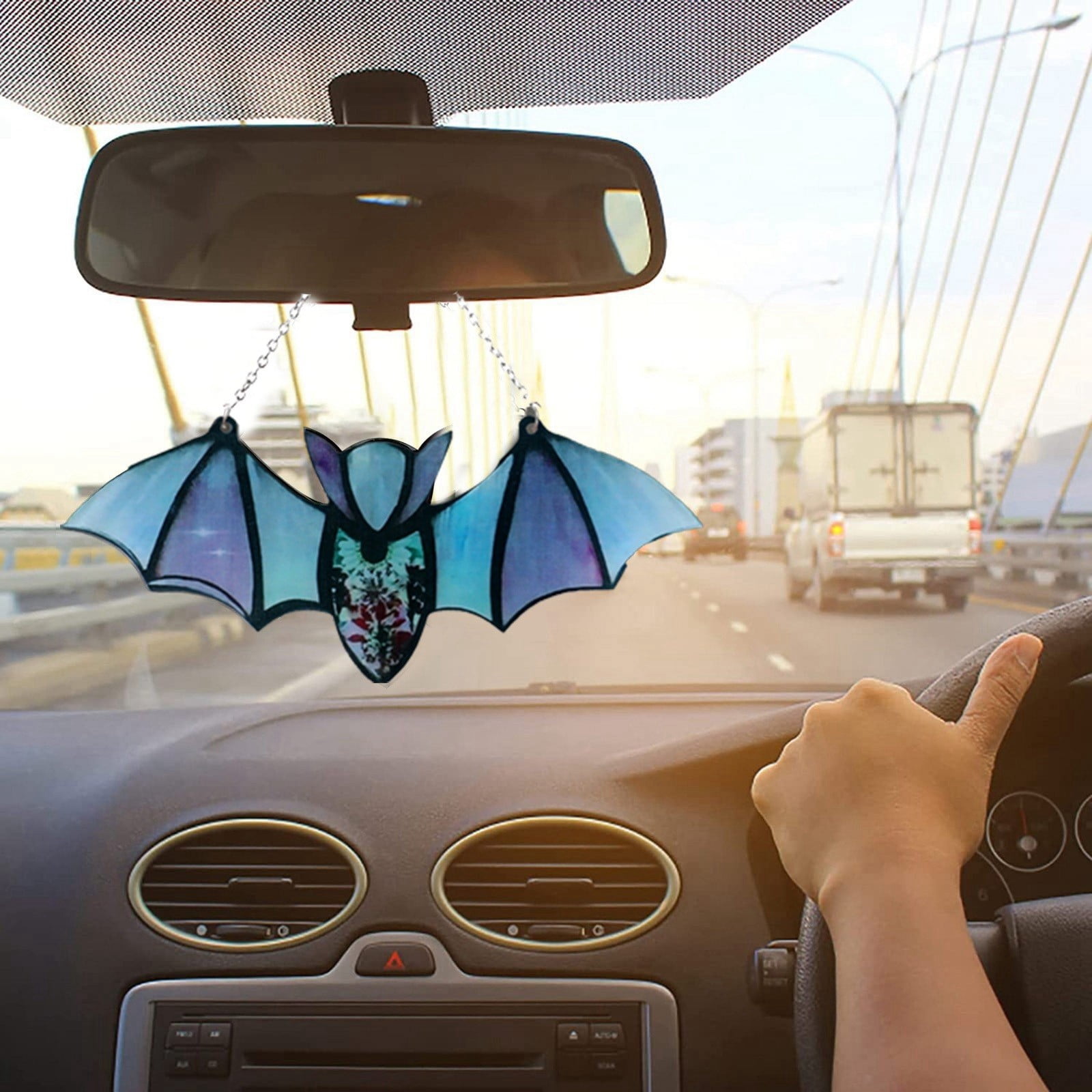 Monstera Leaves Bookish Acrylic Window Hanging, Plant Book Suncatcher