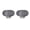 B, variant on wenhour Light Gray 2-Pack Egg Poaching Containers, Dual-Cavity Plastic Microwave Cookers with Lids and Handles for Breakfast Preparation, Home, Office, Dorm and Travel