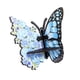 thumbnail image 5 of Estante de esquina con forma de mariposa, estante de almacenamiento flotante, colgante, multiusos, práctico 26.2cmx17cm, 5 of 9