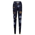 thumbnail image 4 of LHVUOA Leggings for Women Christmas Thicken Fleece Lined High Waisted Leggings Tights Plus Size Winter Printed Legging, 4 of 6