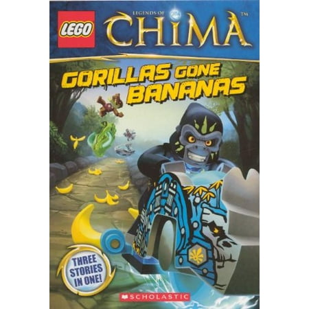 Gorillas Gone Bananas Turtleback School Library Binding Edition Lego Legends of Chima   Pre-Owned Library Binding 060632397X 9780606323970 Greg Farshtey This is a Pre-Owned book. All our books are in Good or better condition. Format: Library Binding Author: Greg Farshtey ISBN10: 060632397X ISBN13: 9780606323970 A full-color chapter book based on the newest LEGO R theme  Legends of Chima TM ! The battle for CHI continues in the beautiful land of Chima! Read about the adventures of the Lions  Gorillas  and all the tribes in this exciting LEGO R Legends of Chima TM full-color chapter book.