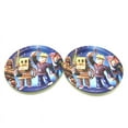 thumbnail image 4 of Hot Robot Kids Birthday Party Supplies Set Disposable Tableware Paper Plates Cups Balloons Baby Shower Party Decor InvitationCard-10pcs, 4 of 6