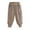 Khaki B, variant on VERUGU Baby Pants Toddler Casual Solid Color Versatile Mid Waist Button Up Ankle Pants Long Pants 1-6 Years