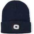 thumbnail image 3 of Linterna frontal manos libres, linterna de invierno recargable por USB, gorro tejido, calcetín navideño, regalos para hombres, marido y papá, 3 of 5