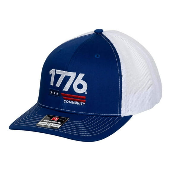 1776® Embroidered Hat (Royal/White)