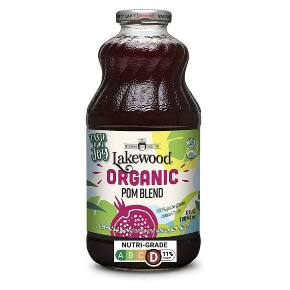 Lakewood Juice Pomegranate Organic, 32 Fl Oz Packaging May Vary