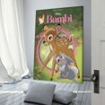 thumbnail image 3 of Bambi Cuadro decorativo colgante - Arte de pared - Póster enmarcado - Decoración de pared - Regalos para familia, amigos y aficionados 40*60 cm, 3 of 6