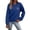 Blue, variant on Women's Fashionable Printed Crew Neck Hoodie Color Sweatshirt Women Ladies Hoodies Pullover Sweatshirt Color Long Sleeve Sweatshirt Comfort Color Sweatshirts Women Full Zip Hoodie Women Hot Sweatshirt