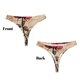 thumbnail image 3 of Balery Vintage Rose Botanical Art Tangas de Algodón para Mujer con Estampado – Ropa Interior Sexy, Transpirable, G-string-Medium, 3 of 6