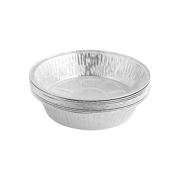 TIELUTT 10Pcs Disposable Pizza Pans Round Aluminum Trays Freezer Oven Serving Trays for Baking Tray 18 Apartment Necessities Toaster Oven Pans and Trays Cookie Sheets for Baking Non 10x15 Baking Shee