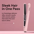 thumbnail image 4 of L'ange Hair Le Ceramique 1-Pass Flat Iron Hair Straightener | Fast Heating Ceramic Flat Iron, 4 of 11