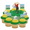 Golf Golfer Decorating Kit Cup Decoration Toppers