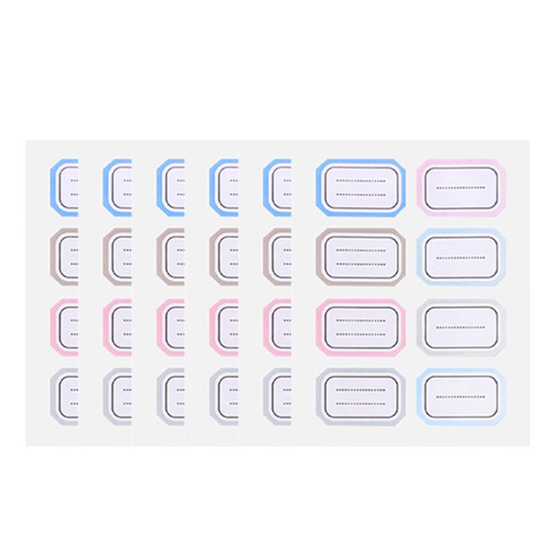 UPGRATOR Etiquetas Adhesivas Autoadherentes Multicolor Para Organización Y Clasificación En El Hogar