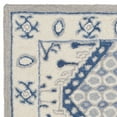 thumbnail image 2 of SAFAVIEH Micro-Loop Jolene Geometric Wool Area Rug, Ivory/Blue, 2'6" x 4', 2 of 4