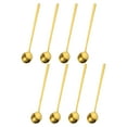 thumbnail image 1 of Unique Bargains 8Pack 6' Stainless Steel Espresso Spoons Mini Coffee Spoon Teaspoon, Gold, 1 of 4