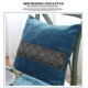 thumbnail image 2 of Fundas De Almohada De Terciopelo Con Cremallera, Paquete De 2 Fundas De Almohada De Lujo Súper Suaves Y Acogedoras De Color Sólido, Estilo Clásico Europeo, 18 X 18 Pulgadas, Az, 2 of 4