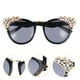 thumbnail image 2 of Gafas de sol con diamantes de imitación, modernas y retro, con protección solar para exteriores., 2 of 7