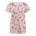 thumbnail image 3 of Cilsoka Womens Shirts Summer Dressy Womens Tops Dressy Casual Xxl Workout Tops for Women Graphic Cotton Peasant Blouses for Women, 3 of 4
