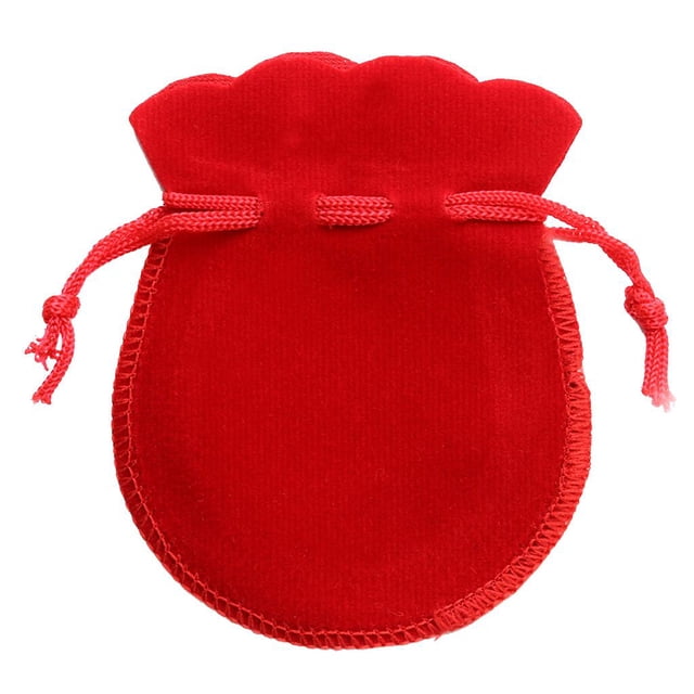 10 Bolsas de para Joyería, Regalo de Fiesta de Boda, Bolsas con Cordón, Vino, Rosa, Rojo Y Azul, 4 Colores Zulema La bolsa de regalo