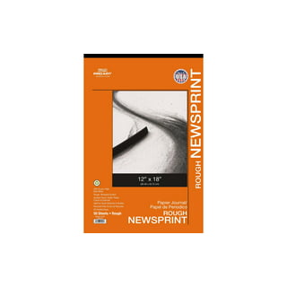 Strathmore Newsprint Paper Pad, 300 Series, Smooth, 18 x 24, 50-Sheets 