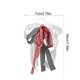 thumbnail image 3 of Juego de 2 decoraciones para botas vaqueras con cordón, plumas, cintas de satén y lazos elásticos, ideal para bodas, rodeos y eventos temáticos., 3 of 6