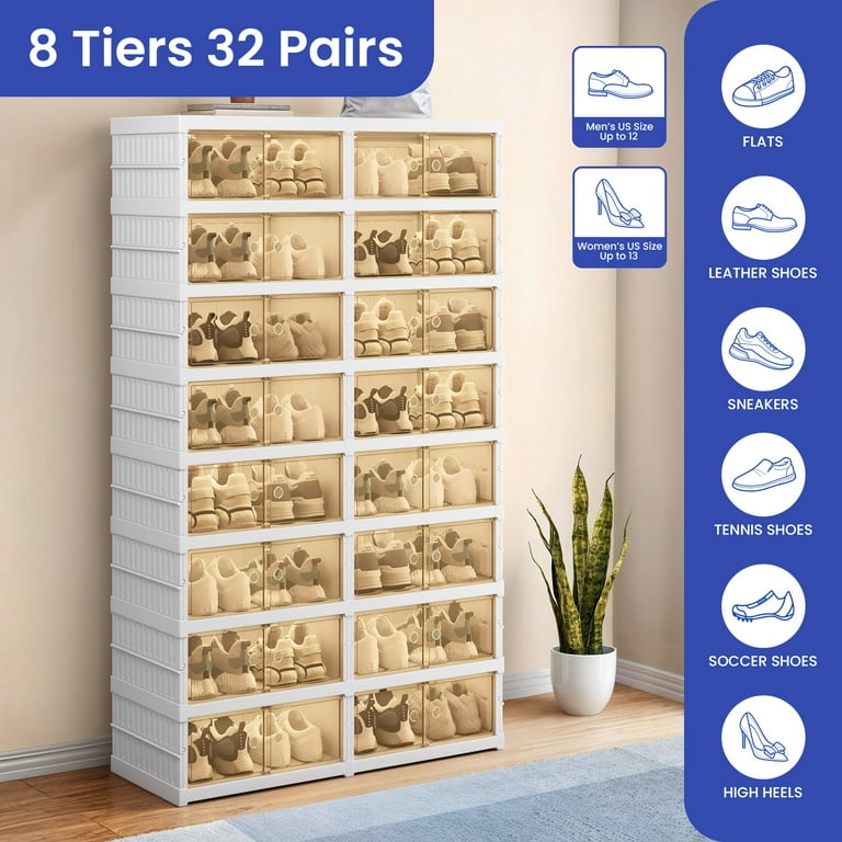 Tennis shoe storage box deals