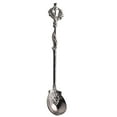 thumbnail image 4 of Vintage Royal Style Carved Coffee Spoon, Mini Tea Spoon Dessert Spoons Retro Antique Teaspoon Mini Tableware Ice Cream Decorative Spoons for Home Cafe Kitchen Dining Bar, 1Pc(Brown1,4.7x2"), 4 of 6