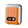 thumbnail image 4 of TISHITA Men Electric Razor Cordless Rechargeable Mini Electric Shaver for Travel Car Orange, 4 of 8