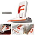 thumbnail image 2 of XIANXIAN Self Squeezing Mini Mop, Orange Small Sponge Mop, Wet and Dry Use Cleaning System, Foldable Desktop Mop, One-Hand Squeeze Handle and Replaceable Head, 2 of 9