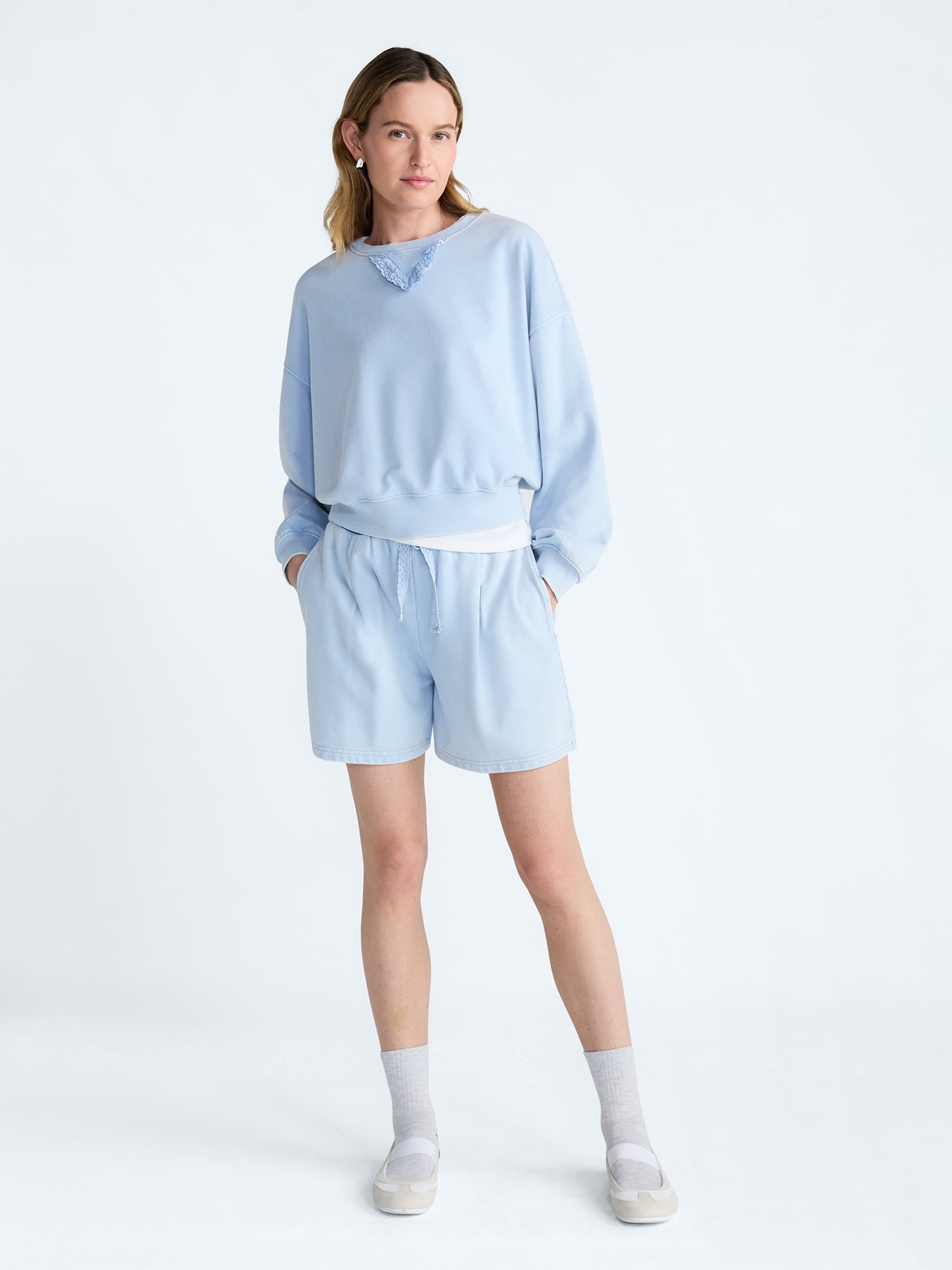 Scoop Women's Pull-On Shorts, 3.5'' Inseam, Sizes XS-XXL
