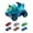 Blue, variant on Loespoir Track Ejection Dinosaur Car, Children's Toy Car Boys Racing Car Track Suit Toy Gift Box, Children's Gift, Action Play Set, Dinosaur Theme(Blue)