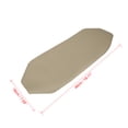 thumbnail image 4 of Unique Bargains Microfiber Leather Center Console Lid Armrest Cover Skin Gray for 08-13 Toyota Highlander, 4 of 7