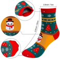 thumbnail image 2 of 5 Pairs Christmas Socks Crew Socks Funny Christmas Casual Socks Soft Stretchy Christmas Holiday Unisex Winter Warm Cotton Thermal Socks, 2 of 5