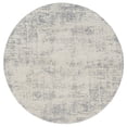 thumbnail image 2 of Harlow Hill Villa 6' Round Ivory/Stone Blue Abstract Performance Indoor Area Rug, 2 of 8