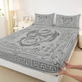 thumbnail image 3 of Castle Fairy Boys Girls Magical Dragon Bed Sheets,Gothic Style King Sheets, 3 of 7