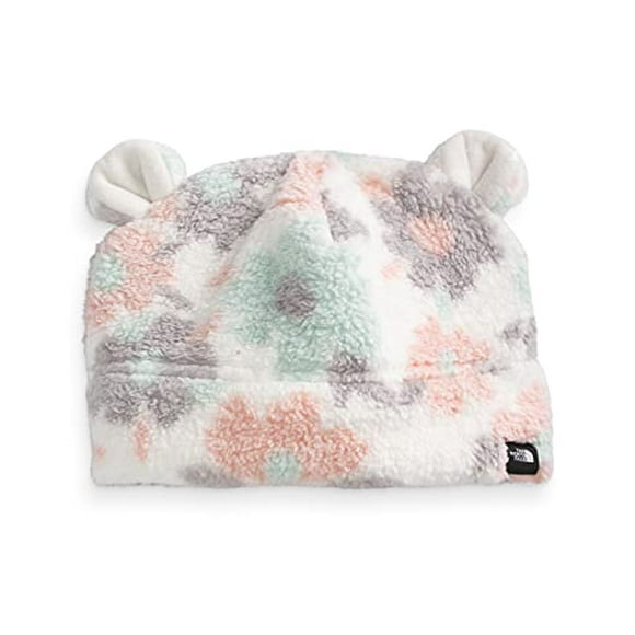 The North Face Littles Bear Beanie, Gardenia White Polka Dot Floral Print, S