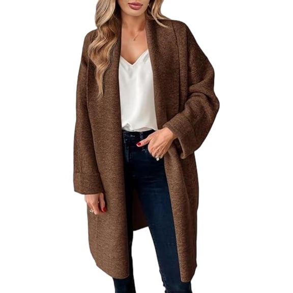 Women casual cardigan sweater front open casual knitted cardigan jacket