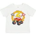 thumbnail image 3 of Inktastic Monster Truck 2nd Birthday Boys or Girls Toddler T-Shirt, 3 of 5