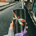 thumbnail image 5 of Zebra Tumbler/Cup, Zebra Gifts for Girls, Cute Coffee Tumbler/Mugs for Women- Unique Birthday Gifts for Women,Friends Female,Teenage Girls- Zebra Stripe Stuff, Cup Animal, 20 Oz Zebra Print Tumbler, 5 of 6